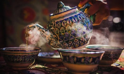 Узбекский зеленый чай