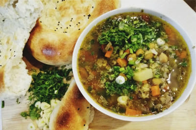 Машхурда узбекский суп